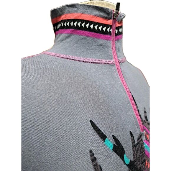 Krimson Klover 1/4 Zip Base Layer Top Moose Anthler Aztec Layering - Picture 6 of 11